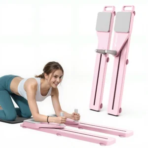 MERACH Pilates Board Multifunctional Abdominal Plate Detachable Ab Trainer with Anti-Slip Design Portable Pilates Reformer