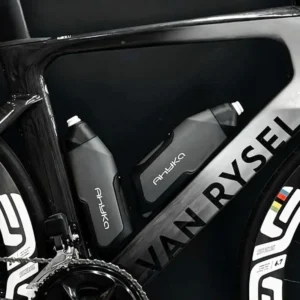 AhyKa Bicycle Aerodynamic Water Bottle Bracket Set 600ml Fast Hydration BPA Free Triathlon MTB Road Cycling Water Bottle