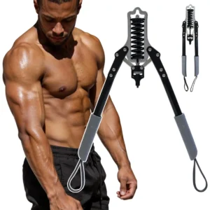 RELIFE Hydraulic Power Twister Arm Trainer Adjustable 22–440LB Chest & Arm Workout Equipment with Smart Rep Counter Portable